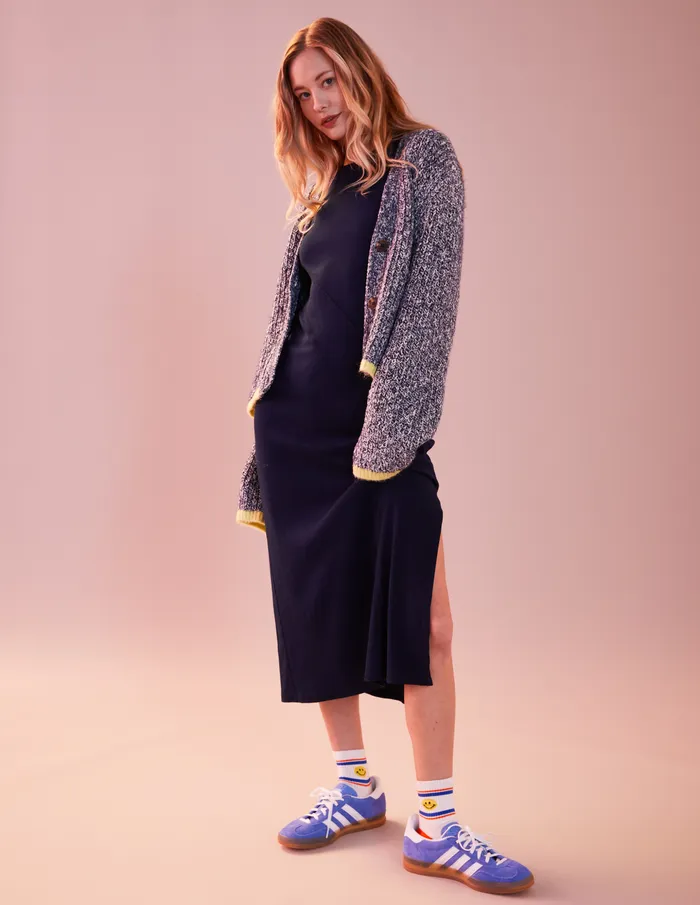 Sundry Clothing Dresses Women Women039s Midi Wave Dress In Deep Navy Deep Navy Sundry Clothing Dresses Women Women039s Midi Wave Dress In Deep Navy Deep Navy