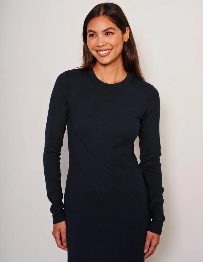 Sundry Clothing Dresses Women Women039s Midi Wave Dress In Deep Navy Deep Navy Sundry Clothing Dresses Women Women039s Midi Wave Dress In Deep Navy Deep Navy