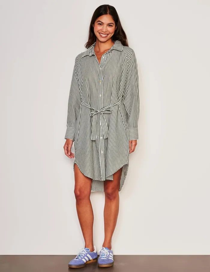 Sundry Clothing Dresses Women Women039s Shirttail Easy Dress In Fern Fern