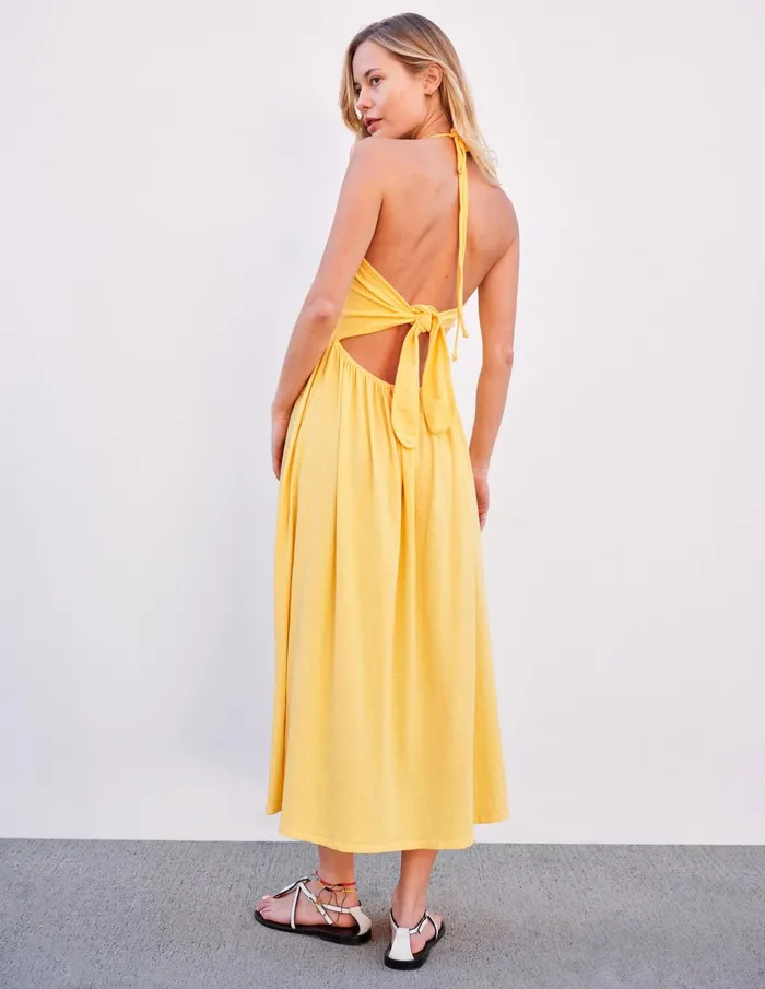 Sundry Clothing Dresses Women Women039s Tie Back Dress In Sun Sun Sundry Clothing Dresses Women Women039s Tie Back Dress In Sun Sun