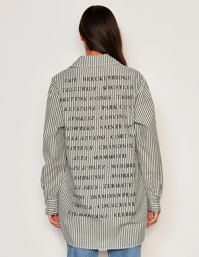 Sundry Clothing Shirting Women Women039s Destinations Oversized Shirt In Fern Fern Sundry Clothing Shirting Women Women039s Destinations Oversized Shirt In Fern Fern