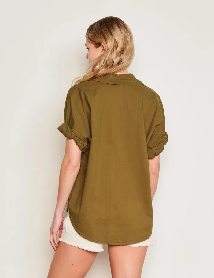 Sundry Clothing Shirting Women Women039s Roll Short Sleeve Shirt In Olive Olive Sundry Clothing Shirting Women Women039s Roll Short Sleeve Shirt In Olive Olive