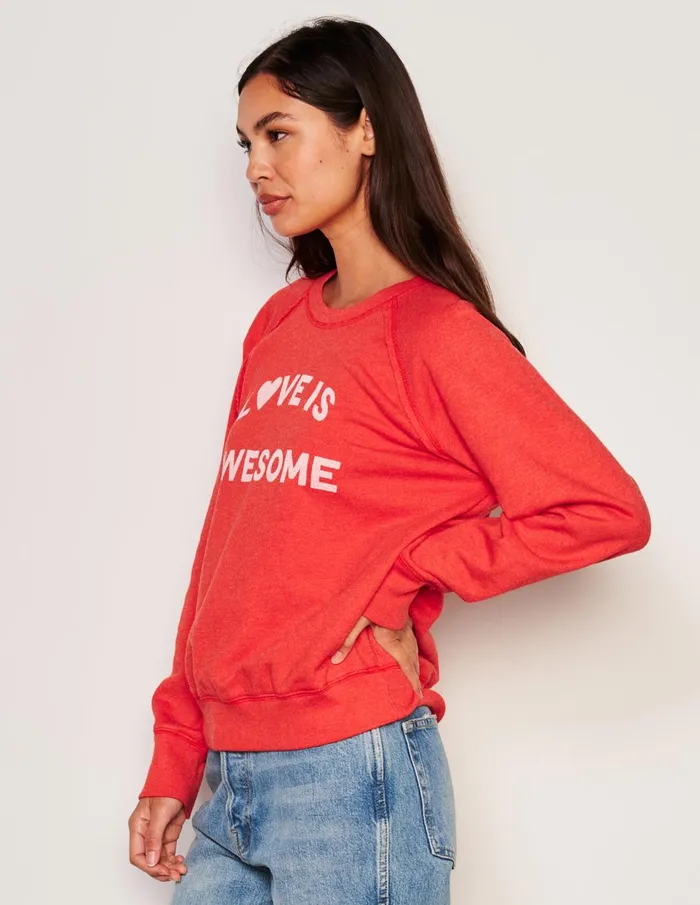 Sundry Clothing Sweatshirts Women Women039s Awesome Raglan Sweatshirt In Flare Red Flare Red Sundry Clothing Sweatshirts Women Women039s Awesome Raglan Sweatshirt In Flare Red Flare Red