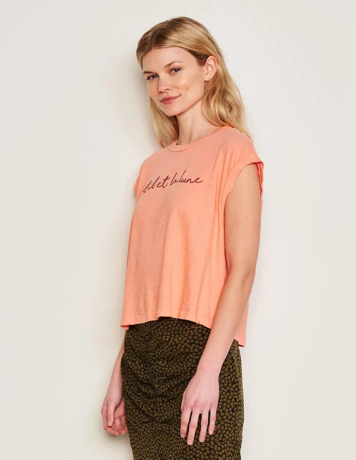 Sundry Clothing Tanks Women Women039s La Lune Muscle Tank In Pink Pink Sundry Clothing Tanks Women Women039s La Lune Muscle Tank In Pink Pink