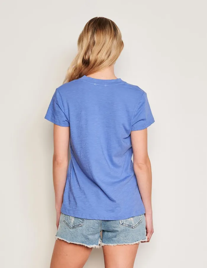 Sundry Clothing Tees Women Women039s Deep VNeck Tee In Ocean Ocean
