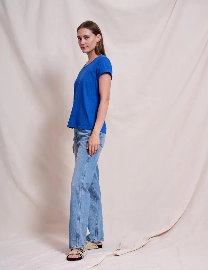 Sundry Clothing Tees Women Women039s Rolled Sleeve Tee In Ocean Ocean Sundry Clothing Tees Women Women039s Rolled Sleeve Tee In Ocean Ocean