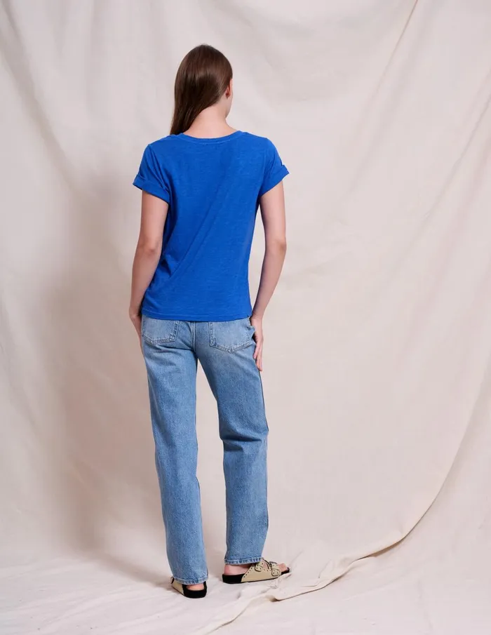Sundry Clothing Tees Women Women039s Rolled Sleeve Tee In Ocean Ocean Sundry Clothing Tees Women Women039s Rolled Sleeve Tee In Ocean Ocean