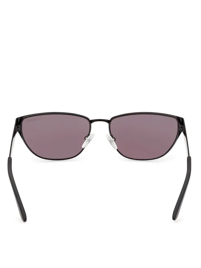 Sunglasses GUESS Women Gia Metal CatEye Sunglasses Black Sunglasses GUESS Women Gia Metal CatEye Sunglasses Black