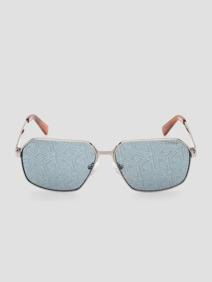 Sunglasses GUESS WomenMen Otto Navigator Metal Sunglasses Olive