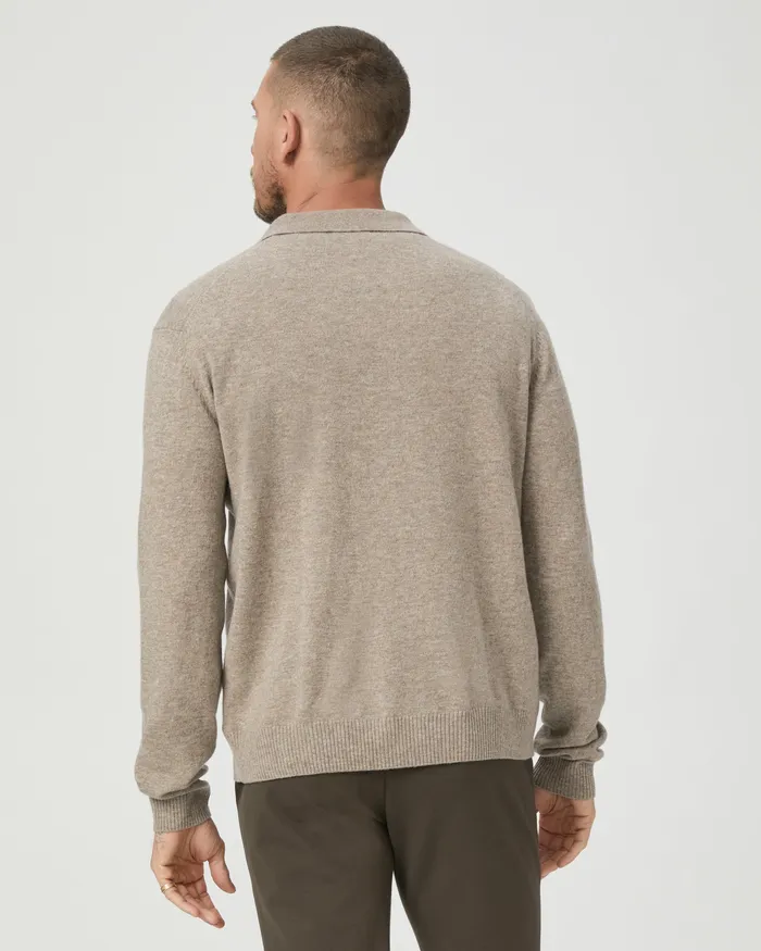 Sweaters and Sweatshirts PAIGE Men Dunlap Sweater 8211 Rice Flower