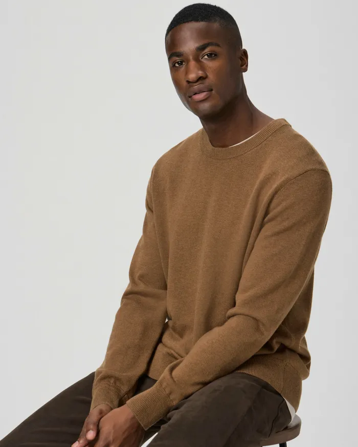 Sweaters and Sweatshirts Pershing Crewneck Sweater 8211 Heathered Palm 8211 PAIGE Men Sweaters and Sweatshirts Pershing Crewneck Sweater 8211 Heathered Palm 8211 PAIGE Men