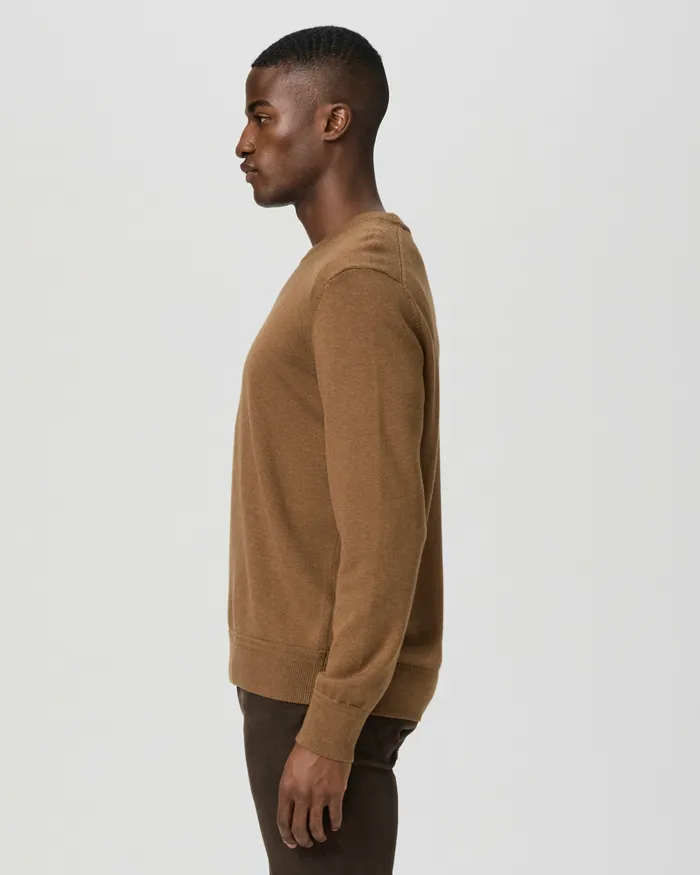 Sweaters and Sweatshirts Pershing Crewneck Sweater 8211 Heathered Palm 8211 PAIGE Men