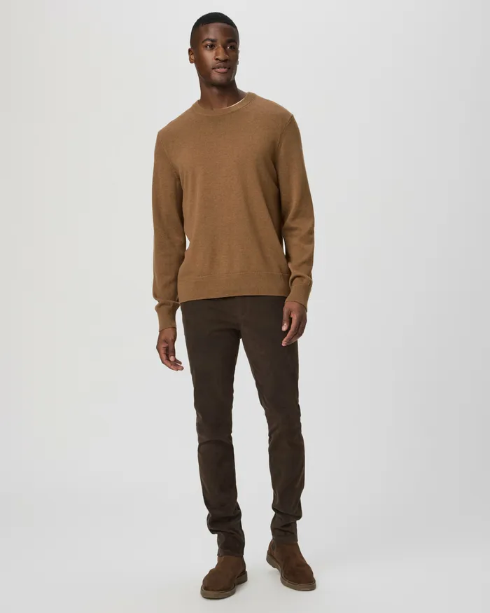 Sweaters and Sweatshirts Pershing Crewneck Sweater 8211 Heathered Palm 8211 PAIGE Men