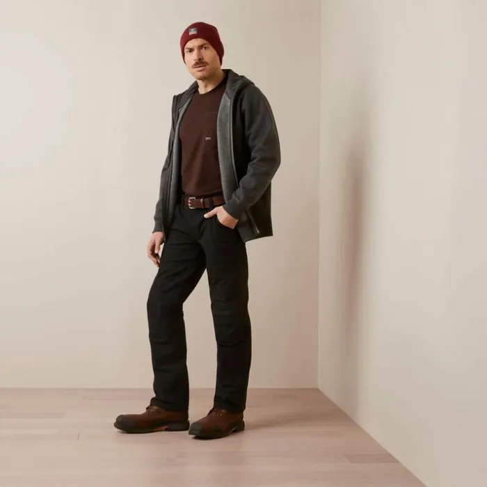 Sweatshirts and Hoodies Men Ariat Rebar Born For This Full Zip Hoodie Charcoal Heather Sweatshirts and Hoodies Men Ariat Rebar Born For This Full Zip Hoodie Charcoal Heather