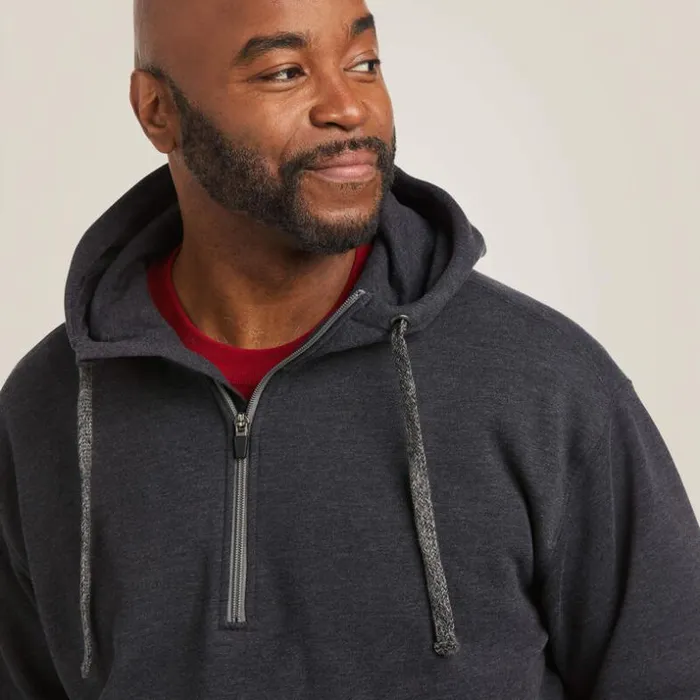 Sweatshirts and Hoodies Men Ariat Rebar Workman 14 Zip Hoodie Charcoal Sweatshirts and Hoodies Men Ariat Rebar Workman 14 Zip Hoodie Charcoal