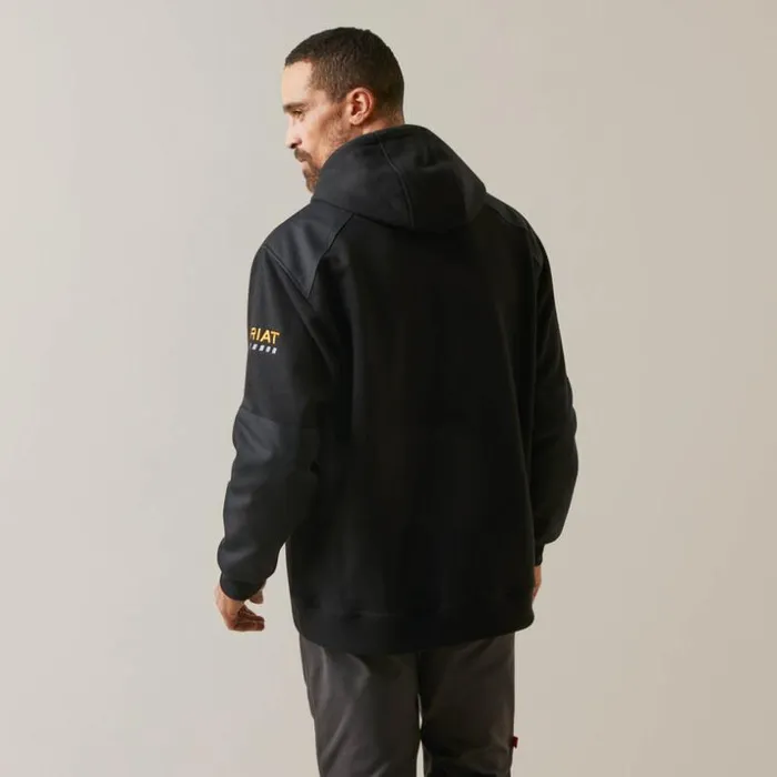 Sweatshirts and Hoodies Men Ariat Rebar Workman DuraCanvas Hoodie Blackblack