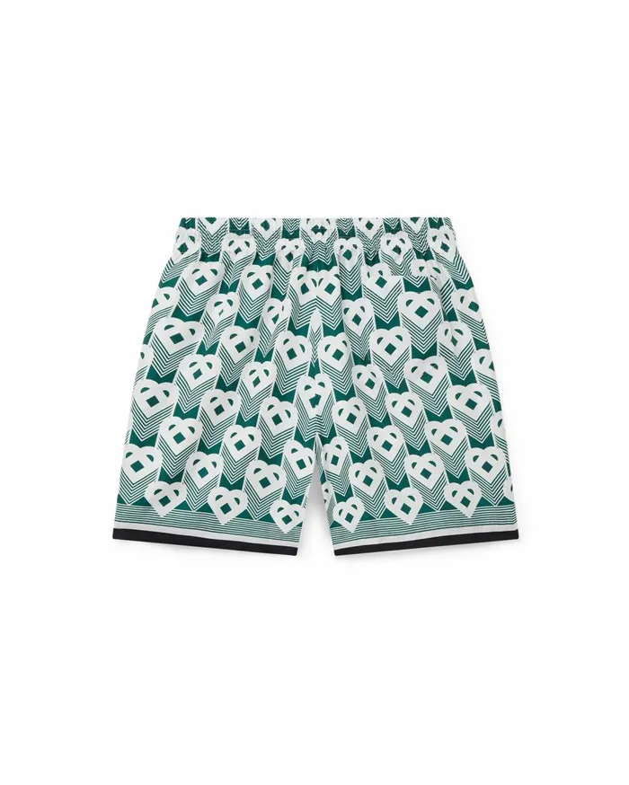 Swimwear Men Casablanca Paris Heart Monogram Swim Trunks
