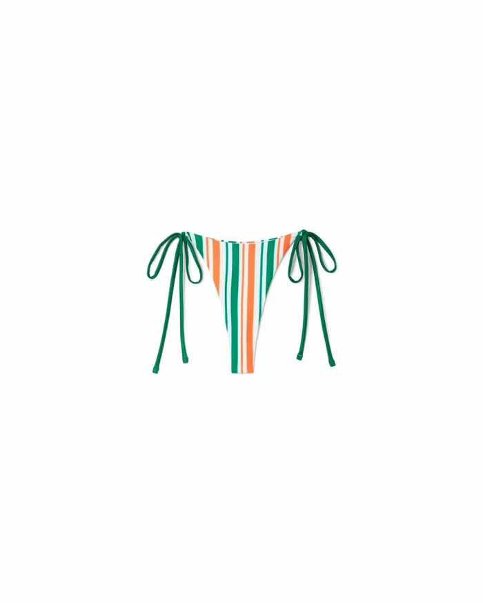 Swimwear Women Casablanca Paris Striped String Bikini Bottom