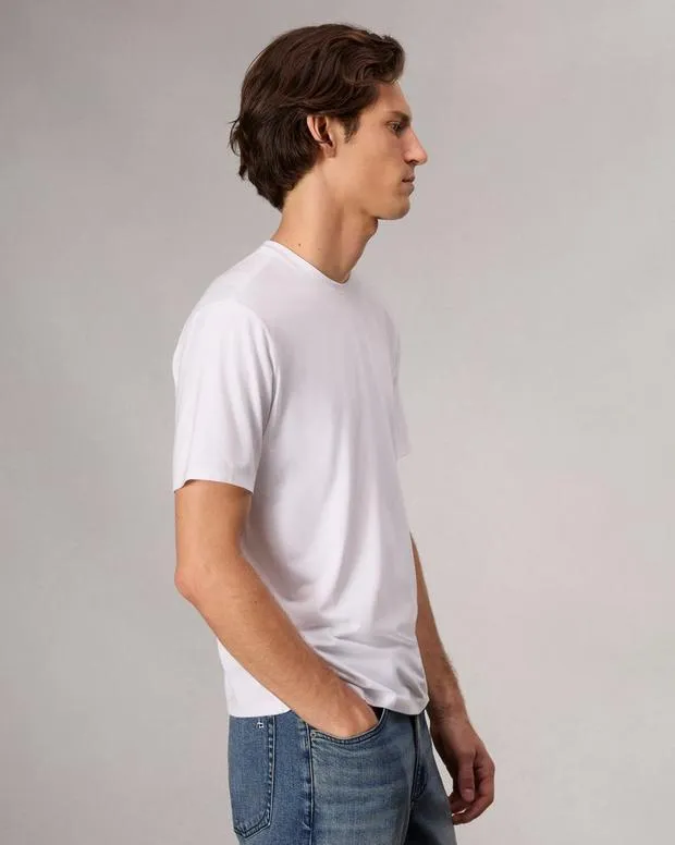 TShirts and Henleys Men Classic Tech Jersey Tee OmbreSaluteSkyscraperSlate BrownWhite rag and bone