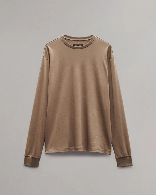 TShirts and Henleys rag and bone Men Relaxed Fit ContrastTrim Cotton Tee BrownWashed Black TShirts and Henleys rag and bone Men Relaxed Fit ContrastTrim Cotton Tee BrownWashed Black