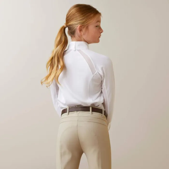 TShirts and Polos Kids Ariat Sunstopper Pro 20 Show Shirt White TShirts and Polos Kids Ariat Sunstopper Pro 20 Show Shirt White