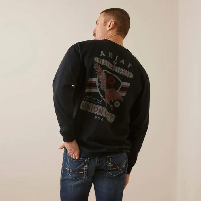 TShirts and Polos Men Ariat FR Union Eagle TShirt Black