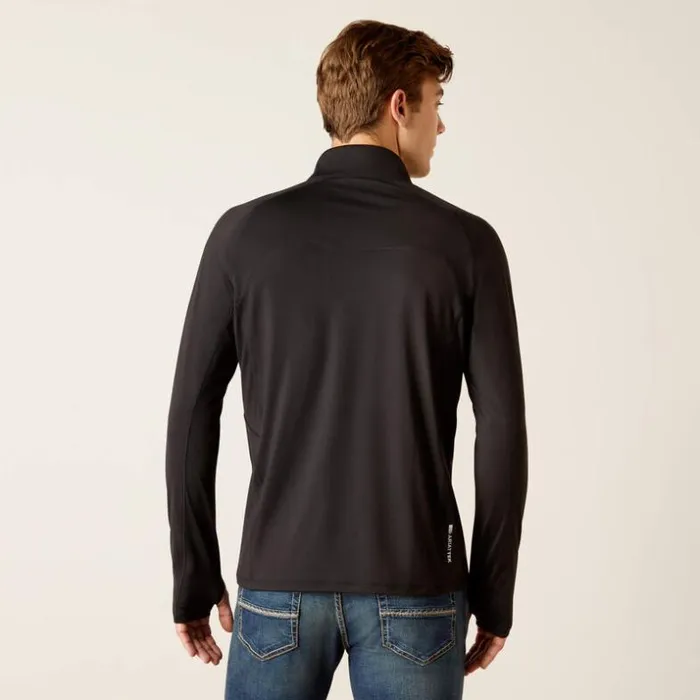 TShirts and Polos Men Ariat Lowell 14 Zip Recycled Materials Baselayer Black TShirts and Polos Men Ariat Lowell 14 Zip Recycled Materials Baselayer Black