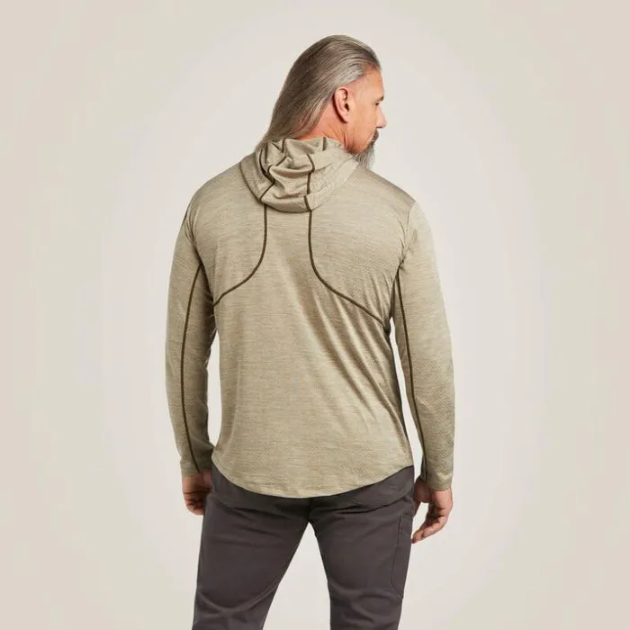 TShirts and Polos Men Ariat Rebar Evolution Hooded Sun Shirt Brindle TShirts and Polos Men Ariat Rebar Evolution Hooded Sun Shirt Brindle