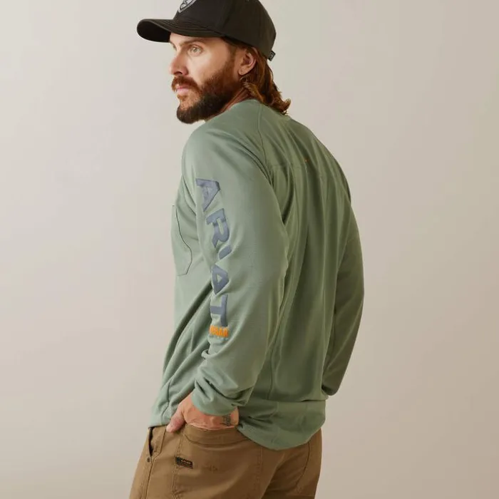 TShirts and Polos Men Ariat Rebar Heat Fighter TShirt Lily Pad Periscope TShirts and Polos Men Ariat Rebar Heat Fighter TShirt Lily Pad Periscope