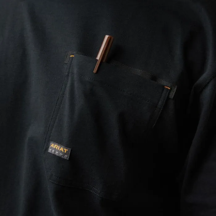 TShirts and Polos Men Ariat Rebar Workman Born For This TShirt Black TShirts and Polos Men Ariat Rebar Workman Born For This TShirt Black