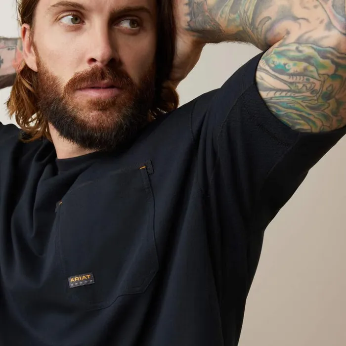 TShirts and Polos Men Ariat Rebar Workman Born For This TShirt Black TShirts and Polos Men Ariat Rebar Workman Born For This TShirt Black