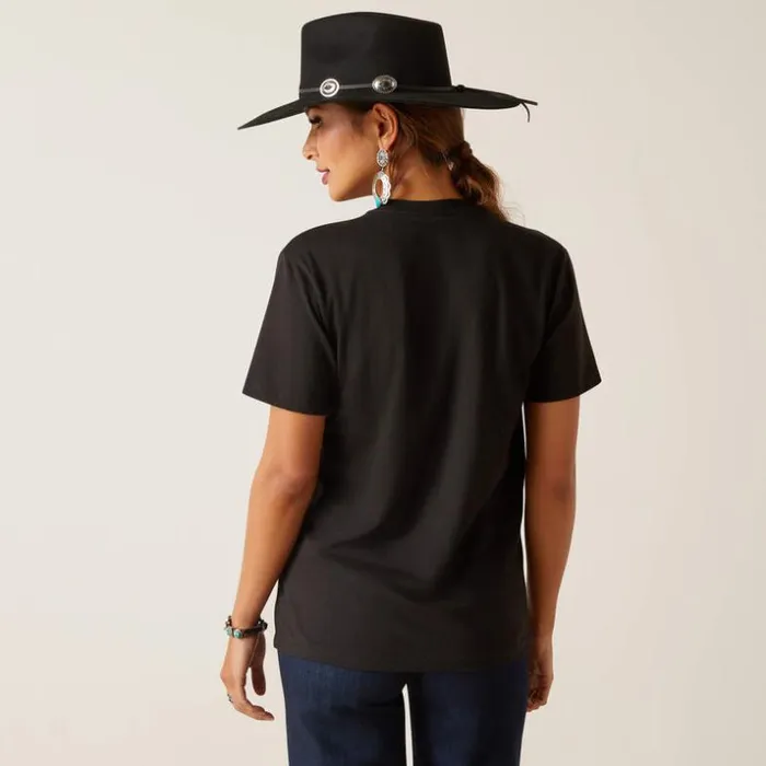TShirts and Polos MenWomen Ariat Sendero Winking Skull TShirt Black TShirts and Polos MenWomen Ariat Sendero Winking Skull TShirt Black