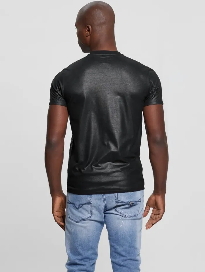 TShirts and Tanks GUESS Men Shine Quattro G Tee Jet Black Multi TShirts and Tanks GUESS Men Shine Quattro G Tee Jet Black Multi