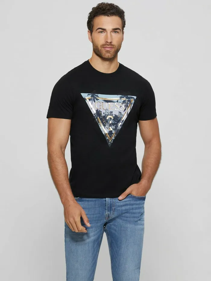 TShirts and Tanks Men GUESS GUESS Crewneck Logo Tee Black TShirts and Tanks Men GUESS GUESS Crewneck Logo Tee Black
