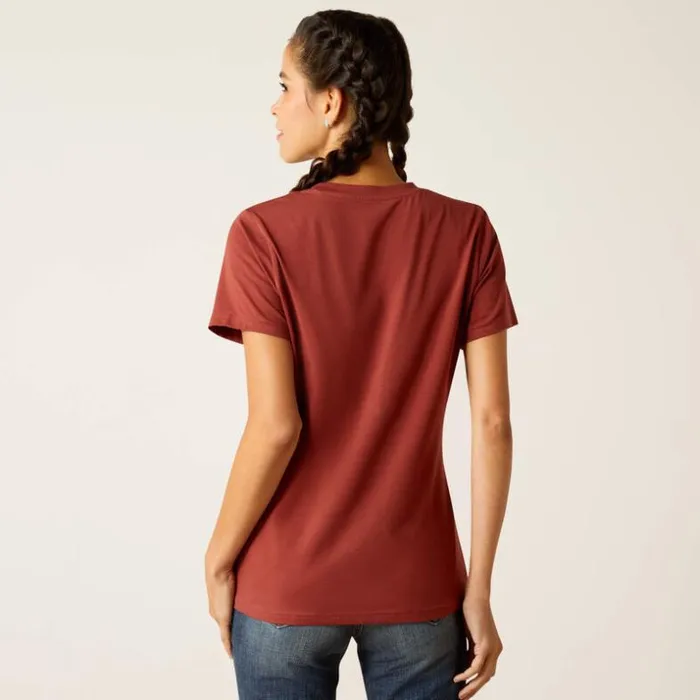 TShirts and Tops Women Ariat Ariat Classic TShirt Fired Brick TShirts and Tops Women Ariat Ariat Classic TShirt Fired Brick