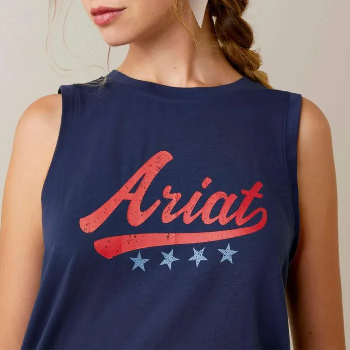 TShirts and Tops Women Ariat Ariat Retro Tank Navy Eclipse TShirts and Tops Women Ariat Ariat Retro Tank Navy Eclipse