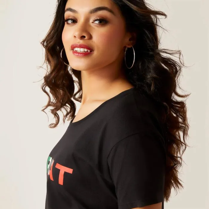 TShirts and Tops Women Ariat Ariat Viva Mexico TShirt Black