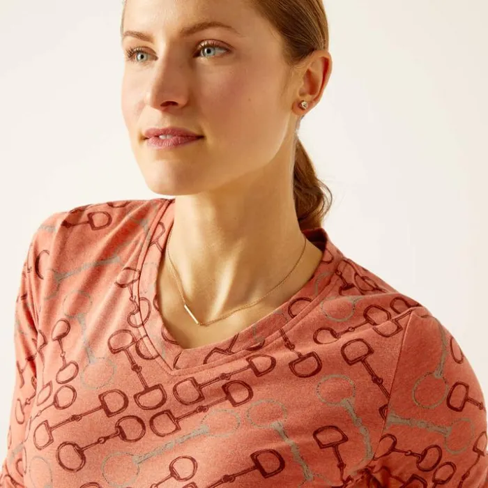 TShirts and Tops Women Ariat Burnt Brick Bit TShirt Burnt Brick TShirts and Tops Women Ariat Burnt Brick Bit TShirt Burnt Brick