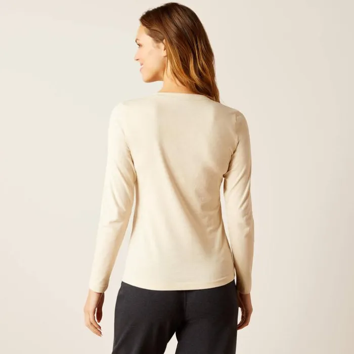 TShirts and Tops Women Ariat Peonies TShirt Oatmeal Heather TShirts and Tops Women Ariat Peonies TShirt Oatmeal Heather