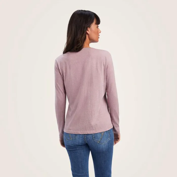 TShirts and Tops Women Ariat REAL Chest Logo Relaxed Tee Nostalgia Rose TShirts and Tops Women Ariat REAL Chest Logo Relaxed Tee Nostalgia Rose