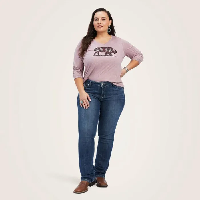 TShirts and Tops Women Ariat REAL Chest Logo Relaxed Tee Nostalgia Rose TShirts and Tops Women Ariat REAL Chest Logo Relaxed Tee Nostalgia Rose