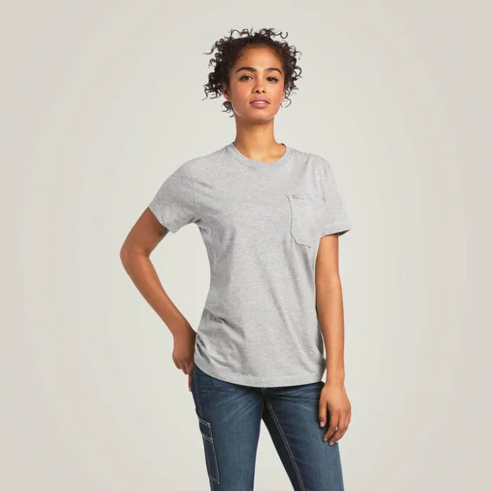 TShirts and Tops Women Ariat Rebar Workman Graphic Ariat Logo TShirt Heather Grey TShirts and Tops Women Ariat Rebar Workman Graphic Ariat Logo TShirt Heather Grey
