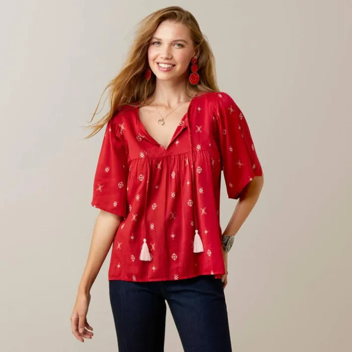 TShirts and Tops Women Ariat StarSpangled Tunic Dobby