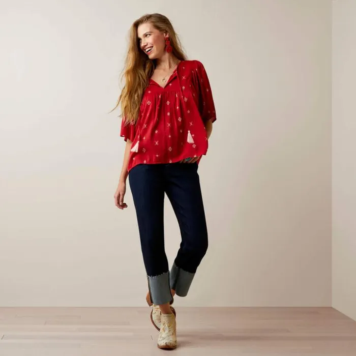TShirts and Tops Women Ariat StarSpangled Tunic Dobby