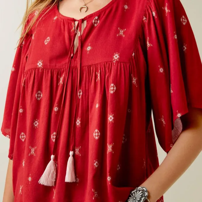 TShirts and Tops Women Ariat StarSpangled Tunic Dobby
