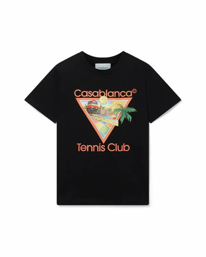 TShirts MenWomen Casablanca Paris Afro Cubism Tennis Club TShirt