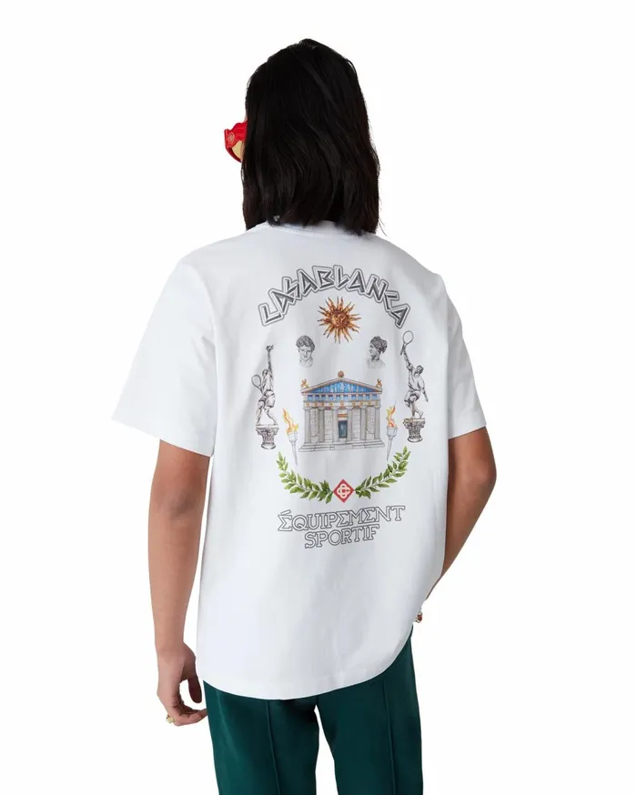 TShirts MenWomen Casablanca Paris Le Temple Du Sport TShirt