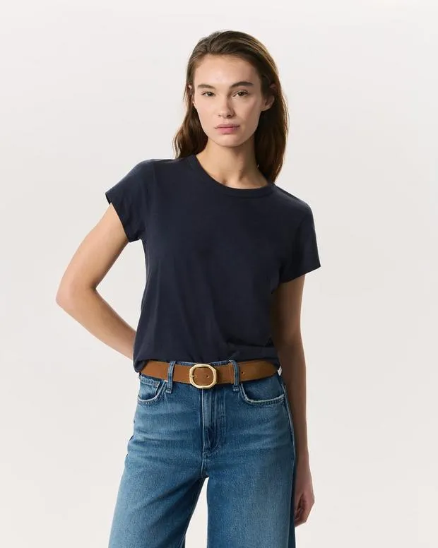 TShirts The Slub Tee KhakiMilitary OliveRedSaluteWashed Slate 8211 rag and bone Women