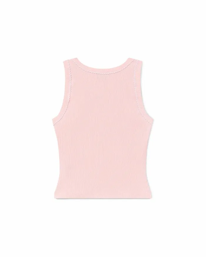 TShirts Women Casablanca Paris Rib Tank Top