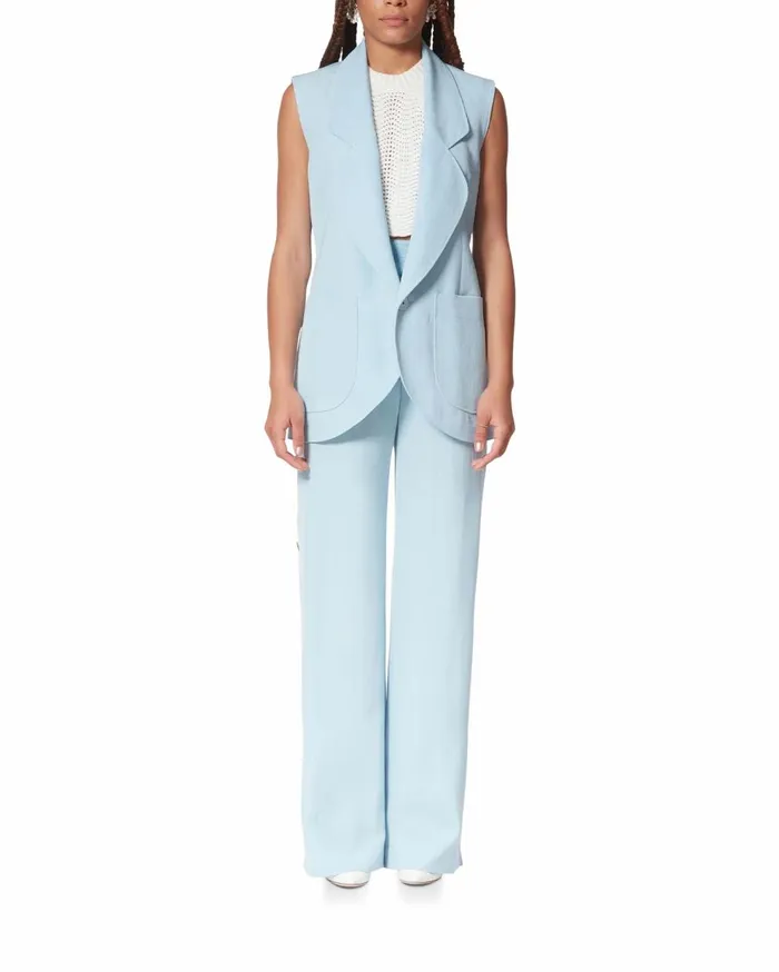 Tailoring Women Casablanca Paris Sleeveless Single Breasted Tailored Blazer